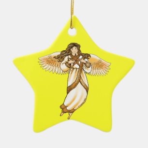 Christlicher Angel Keramik Ornament