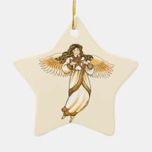 Christlicher Angel Keramik Ornament