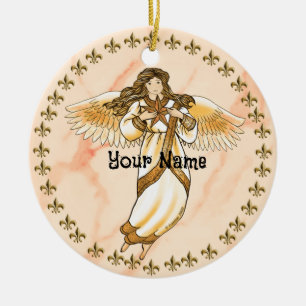 Christlicher Angel Keramik Ornament