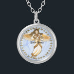 Christlicher Angel Versilberte Kette<br><div class="desc">Goldene Engel Halskette, T - Shirt und Engel Geschenke von ArtMuvz Illustration. Wunderschöner Gold Engel T - Shirt , Christlicher Engel Geburtstag und Weihnachtsgeschenke, Tote Tasche, Tasse, Hut. Engel-Geschenke sind eine nachdenkliche und sinnvolle Art, jemandem zu zeigen, den Sie interessieren. Egal, ob Sie ein Geschenk für einen Freund, ein Familienmitglied...</div>