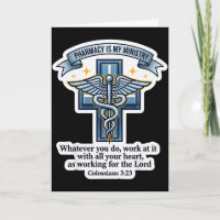 Christlicher Apotheker Apotheke ist mein Ministeri