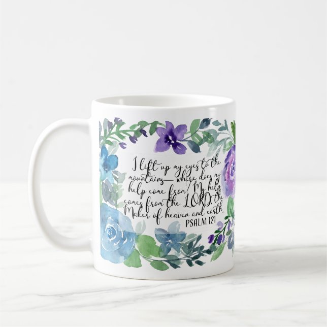 Christlicher Art Psalm 121 Kaffeetasse (Links)