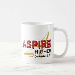 Christlicher ASPIRE-HÖHER Kaffeetasse