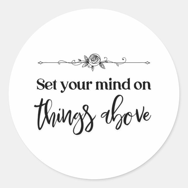 Christlicher Aufkleber Glaubensaufkleber Inspirati (Vorderseite)