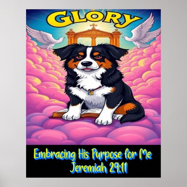 Christlicher Aussie, der seinen Zweck für mich ann Poster (Vorne)