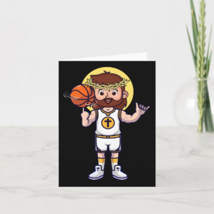 Christlicher Basketball Jesus Christus Basketball Karte