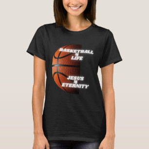 Christlicher Basketball Kinder Athletin Religiöse T-Shirt