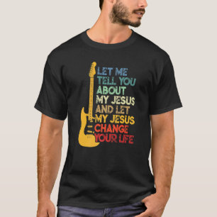 Christlicher Bibel-Gitarrenspieler Lass mich dir e T-Shirt