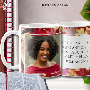 Christlicher Bibelvers JEREMIA 29:11 Benutzerdefin Kaffeetasse