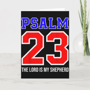 Christlicher Bibelvers Psalm 23 Der Herr ist mein Karte