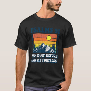 Christlicher Bibelvers Psalmen 91 Religiöser Gott T-Shirt