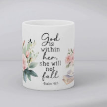 Christlicher Bibelvers Psalmen Kaffeebecher