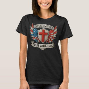 Christlicher Biker – Ich Fahre mit Jesus T-Shirt