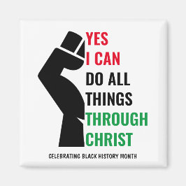 Christlicher BLACK HISTORY MONAT Magnet