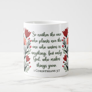 Christlicher Blumengestalteter Becher Jumbo-Tasse