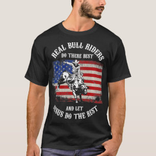 Christlicher Bull RidingBull-Reiter Lasse Jesus ma T-Shirt