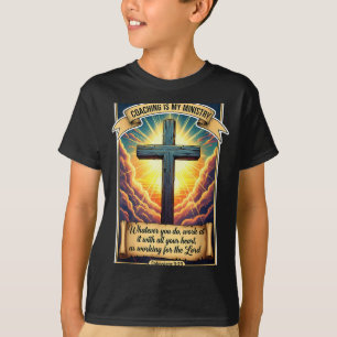 Christlicher Coach Coaching ist mein Ministerium J T-Shirt