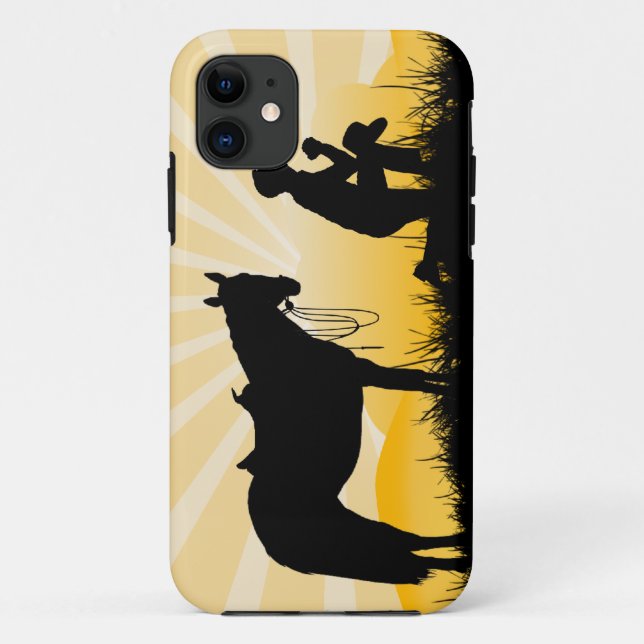 Christlicher Cowboy iPhone Fall Case-Mate iPhone Hülle (Rückseite)