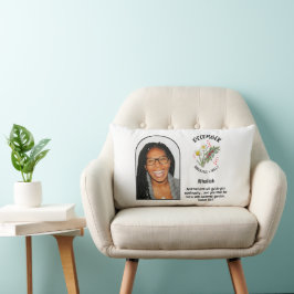 Christlicher DEZEMBER Geburtsmonat Blume FOTO Lendenkissen