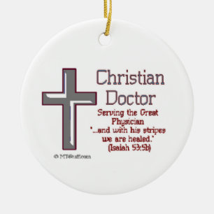 Christlicher Doktor Keramik Ornament