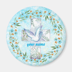 Christlicher Dove Cross-Magnet Magnet