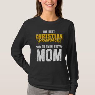 Christlicher Drummer Church Worship Drum Player 34 T-Shirt