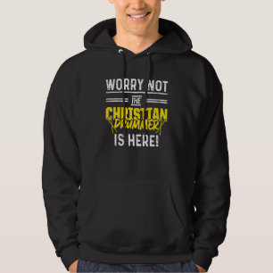 Christlicher Drummer Church Worship Drum Player 35 Hoodie
