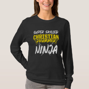 Christlicher Drummer Church Worship Drum Player 49 T-Shirt