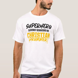 Christlicher Drummer Church Worship Drum Player 57 T-Shirt