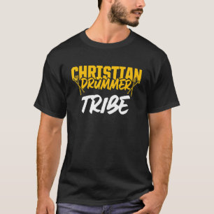 Christlicher Drummer Church Worship Drum Player 64 T-Shirt