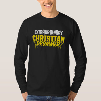 Christlicher Drummer Church Worship Drum Player 71 T-Shirt