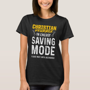 Christlicher Drummer Church Worship Drum Player 86 T-Shirt