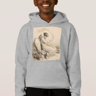 Christlicher Engel auf Stein Hoodie