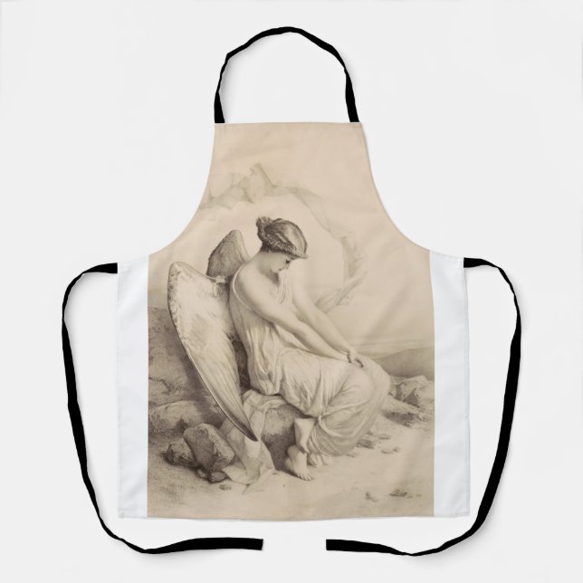 Christlicher Engel auf Stein Schürze (Vorderseite)