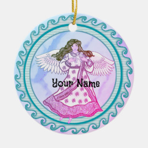 Christlicher Engel Keramik Ornament