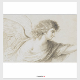 Christlicher Engel von Francesco Bartolozzi Aufkleber