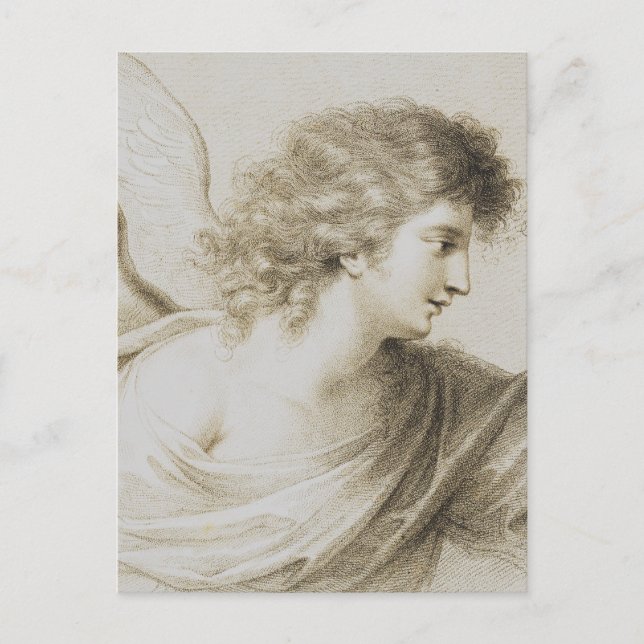 Christlicher Engel von Francesco Bartolozzi Postkarte (Vorderseite)