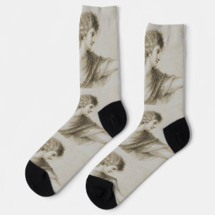 Christlicher Engel von Francesco Bartolozzi Socken