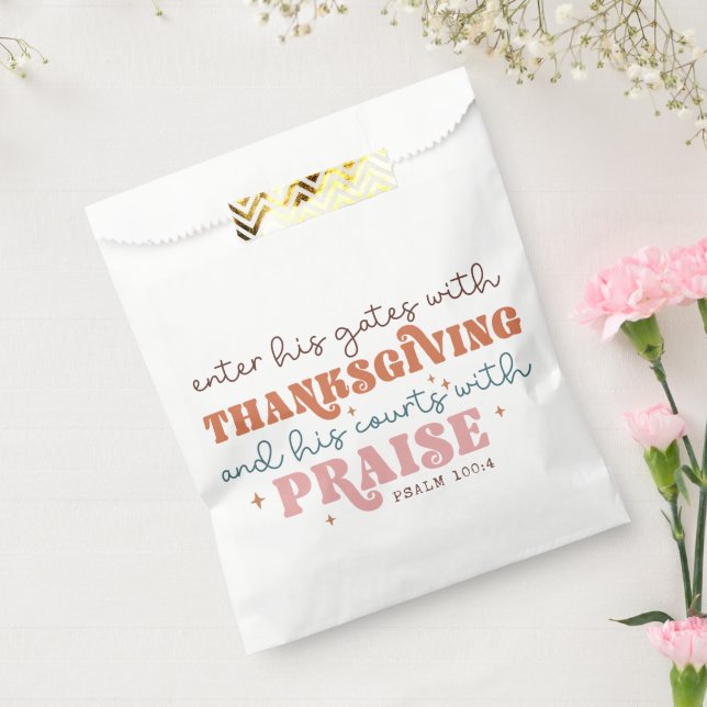 Christlicher Erntedank Geschenktütchen (Versiegelt)