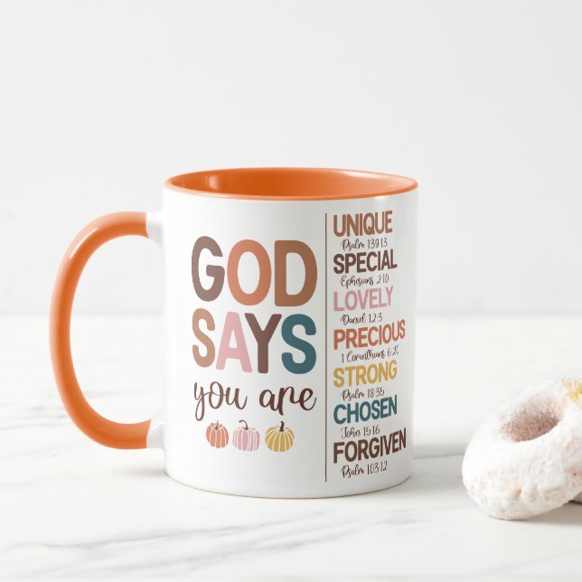Christlicher Erntedank Tasse (Mit Donut)