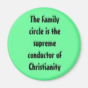 Christlicher Familien-Magnet Magnet