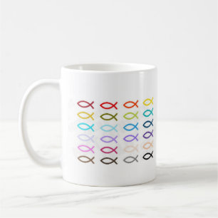 Christlicher Fisch Kaffeetasse