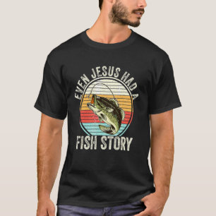 Christlicher Fischer Jesus Bibel Gebet T-Shirt
