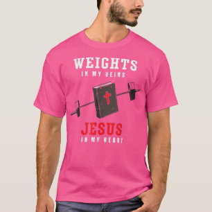 Christlicher Fitnessraum und Jesus Gym für Jesus i T-Shirt
