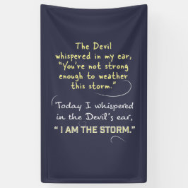 Christlicher Frauen-Fahnen-Teufel flüsterte Gott Banner