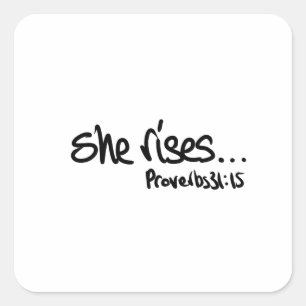 Christlicher Frauentag Quadratischer Aufkleber