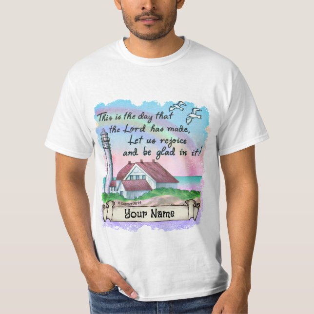 Christlicher Freuden Leuchtturm   T-Shirt (Vorderseite)