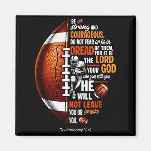 Christlicher Fußball Deuteronomium 31 6 Bibel Chri Magnet