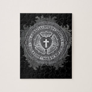Christlicher Geschenk Luther Rose Puzzle