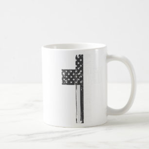 Christlicher gesegneter Vater - Amerikanische Flag Kaffeetasse